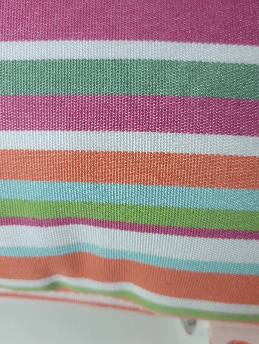 Sunbrella Striped Lumbar Pillow Indoor Outdoor